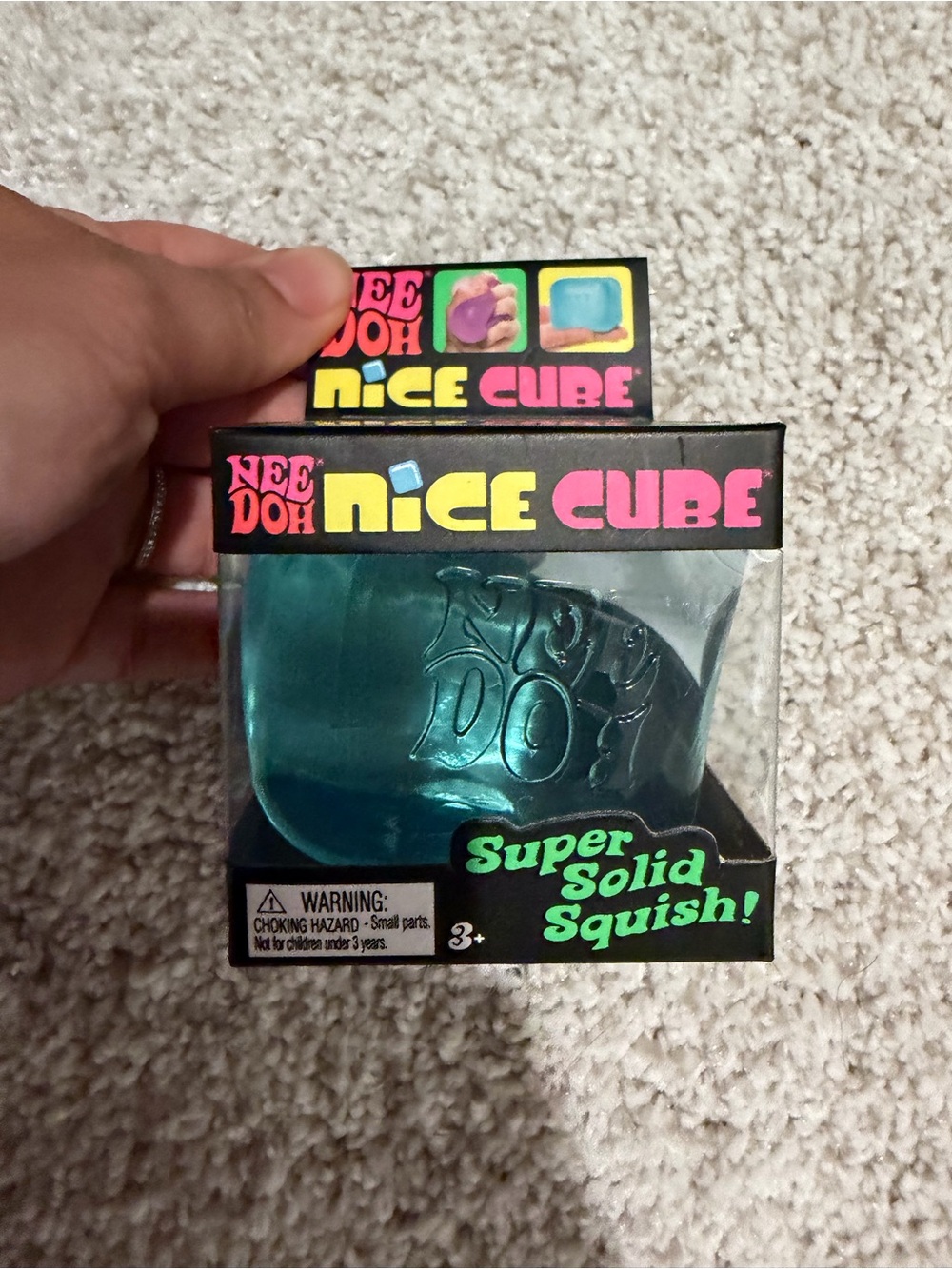 Authentic Nice Cube Super Solid Squish - Blue
